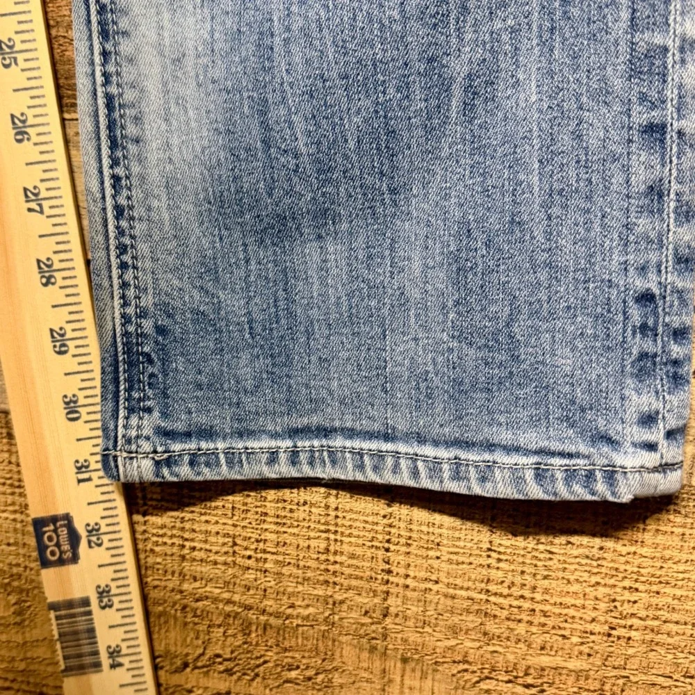 Buffalo David Bitton Six-X Mens Slim Straight Stretch Jeans Light Wash 33x32